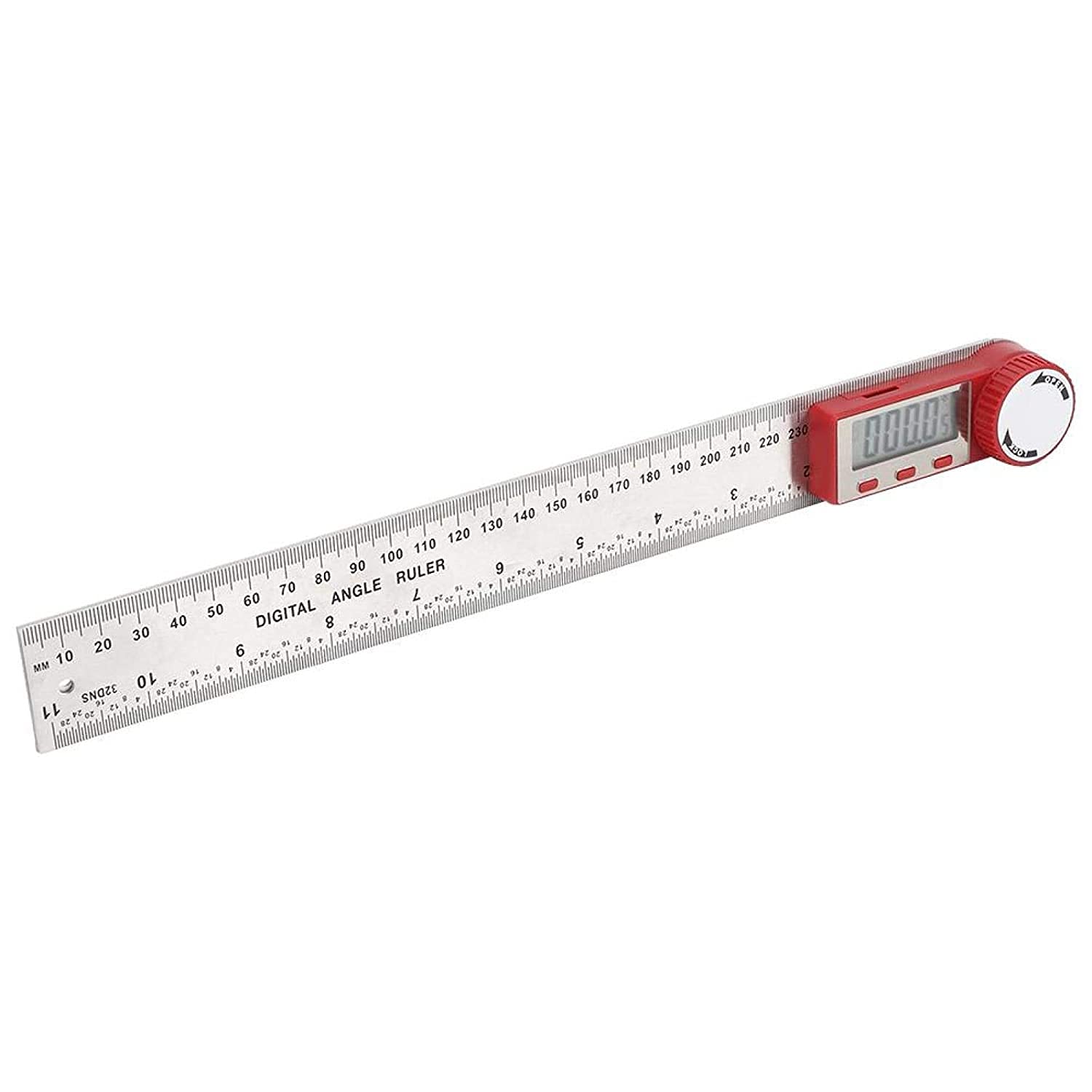 Linijka lokalizacyjna narzędzia pomiarowego, pomiar linijki, Trwałe cyfrowe linijki kątowe automatyczne zasilanie cyfrowego kątomierza do obróbki drewna (0-300 mm)