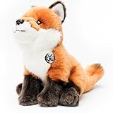 fuchs stofftier jellycat wunderschöner sitzender Fuchs mit zweifarbigen Knopfaugen und einer Kunststoffnase