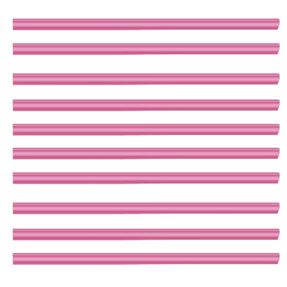 10Pcs 30.5x0.8cm Clear Binding Bars Slide Grip, A4 Plastic Spine Bars, Red Slide Binders for Home School Office Document Supplies