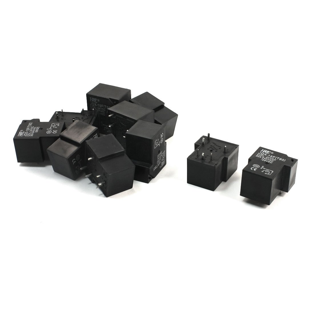 Relais JQX-15F DC 24V DPDT résoud vos problèmes de commande électrique basse tension 6 broches