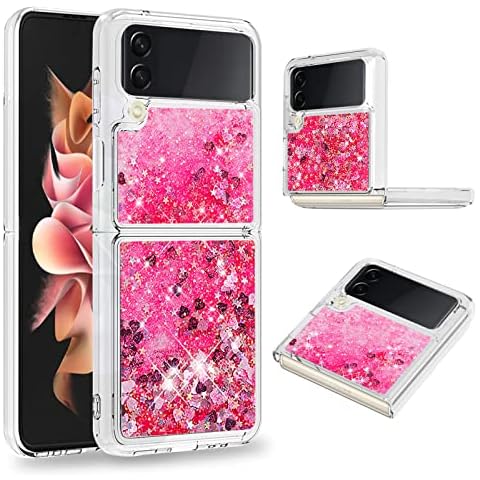 Haeuorey Glitter Case for Samsung Galaxy Z flip 4 5G Cover
