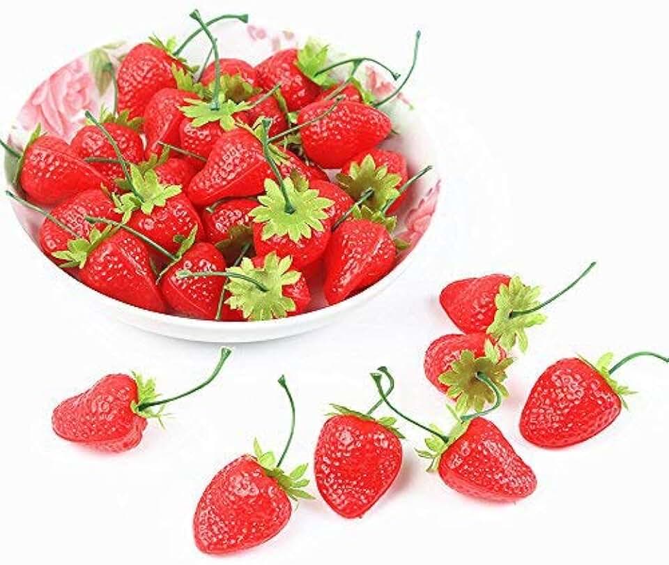 artificial strawberry plants