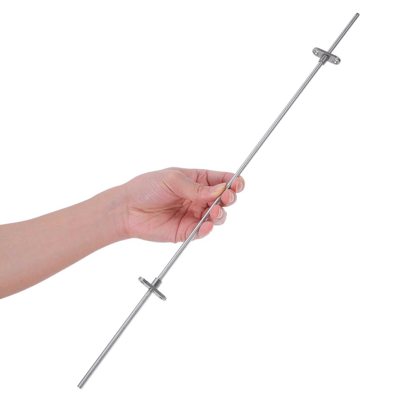BESTonZON Barra Metálica Colgante para Archivadores 50 Cm Soporte Resistente y Anticorrosión, Riel para Carpetas y Cajones de Oficina, Organizador de Archivos para Escritorio y Armarios