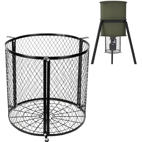 moonoom Deer Feeder Varmint Guard - 12.3” x 11.8” Varmint Cage for Feeder, Keep Wildlife Away from Your Feeder Cover