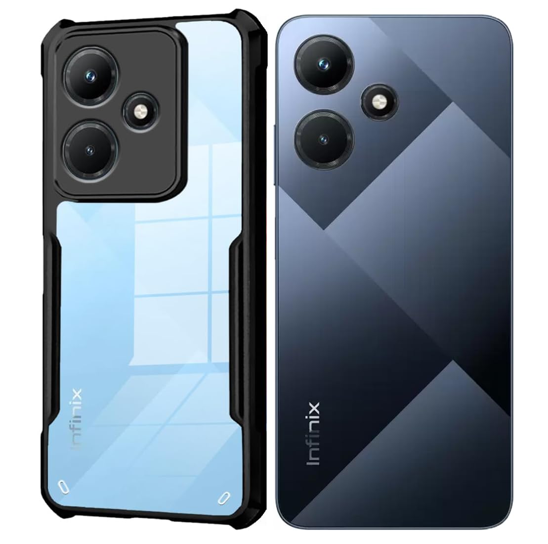 Carrywrap Transparent Hard Back Cover case for Infinix Hot 30i (B0D5HVD19Z) Amazon Price History, Amazon Price Tracker