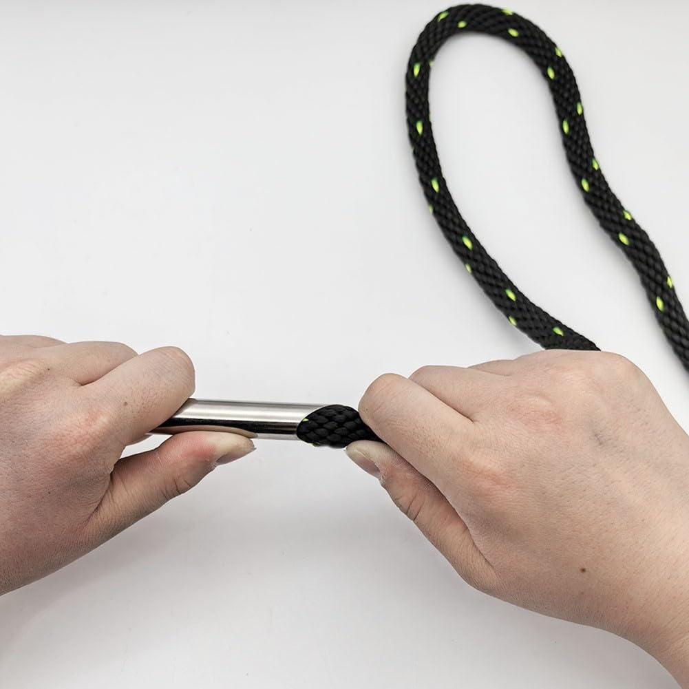 Kit di strumenti per giunzione di corda, set da 6 pezzi in acciaio inox aghi per trecce in 5 misure con asta di spinta per vela escursionismo sartiame