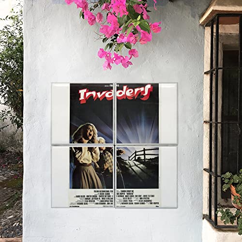 Carreaux Céramique Invaders de Qualité Supérieure Poster Cinéma 40x40
