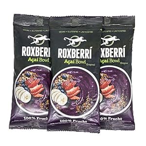 ROXBERRI® Acai Bowl Multipack – 12 x 150g Acai Puree – PURE – 12 Smoothie Packs gemaakt van Acai Bessen – Superfood…