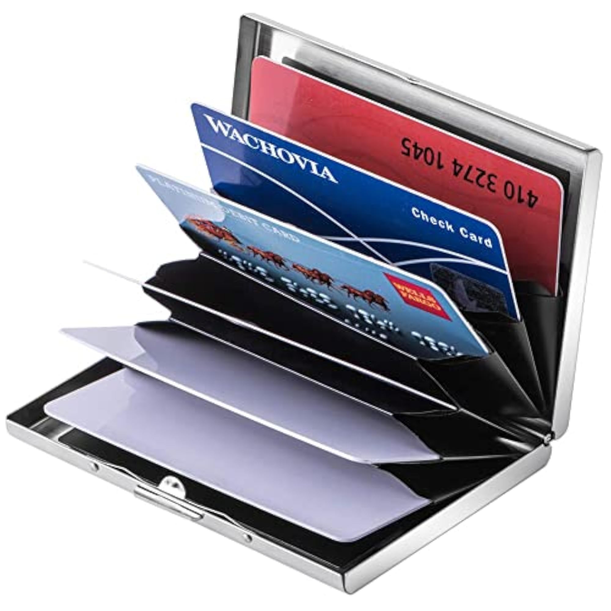 Metal Water-Resistant Stainless Steel Card Holder