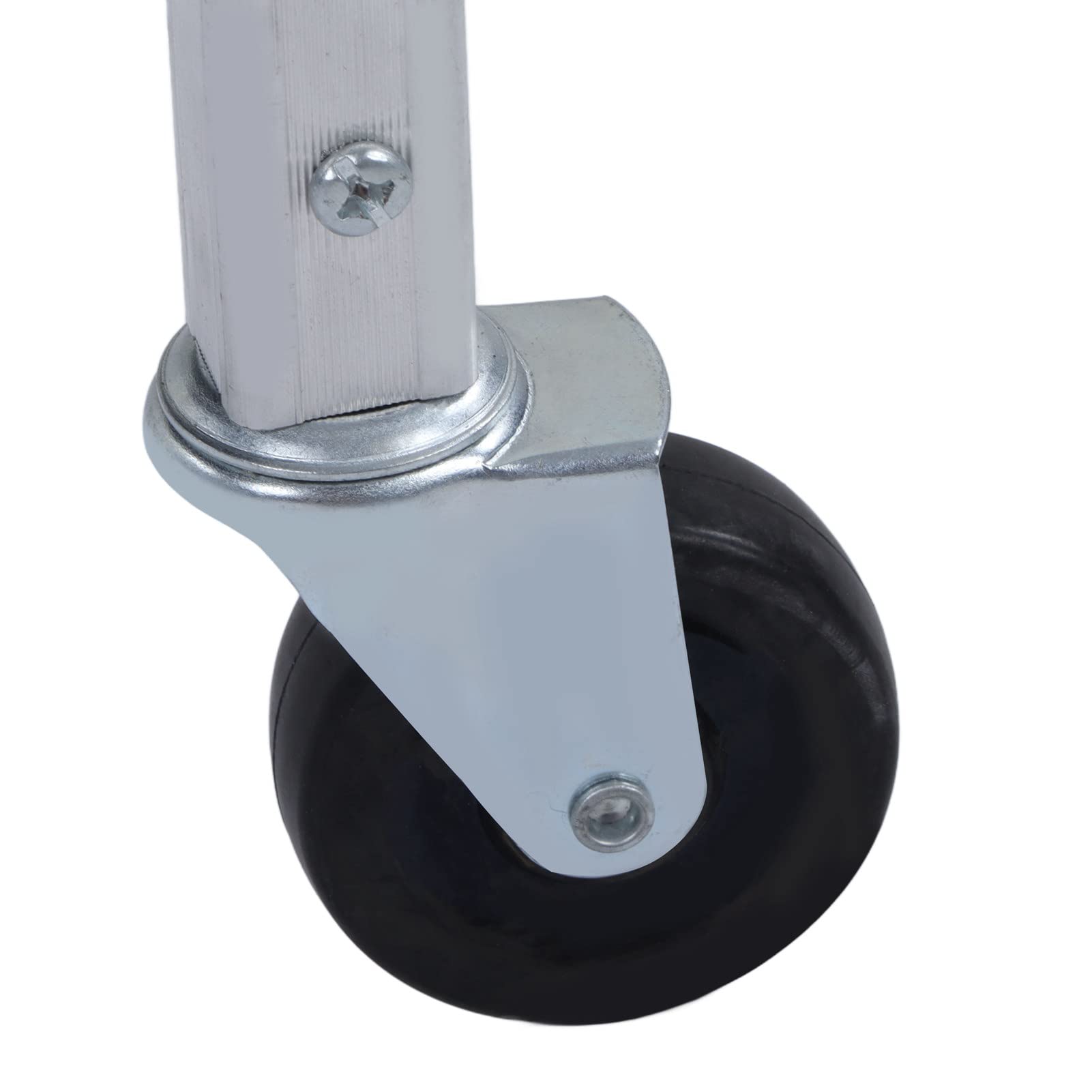 Akozon Carrello portaoggetti per palline, con ruote, pieghevole, portatile, per pallacanestro, calcio, pallavolo
