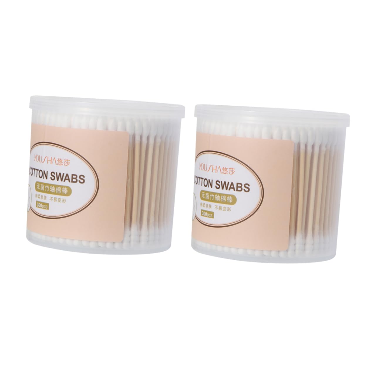 IWOWHERO Makeup Swab Set 600pcs Reusable Cotton Sticks Clean Pointed Tips Double-ended Perfect for All Your Beauty Needs