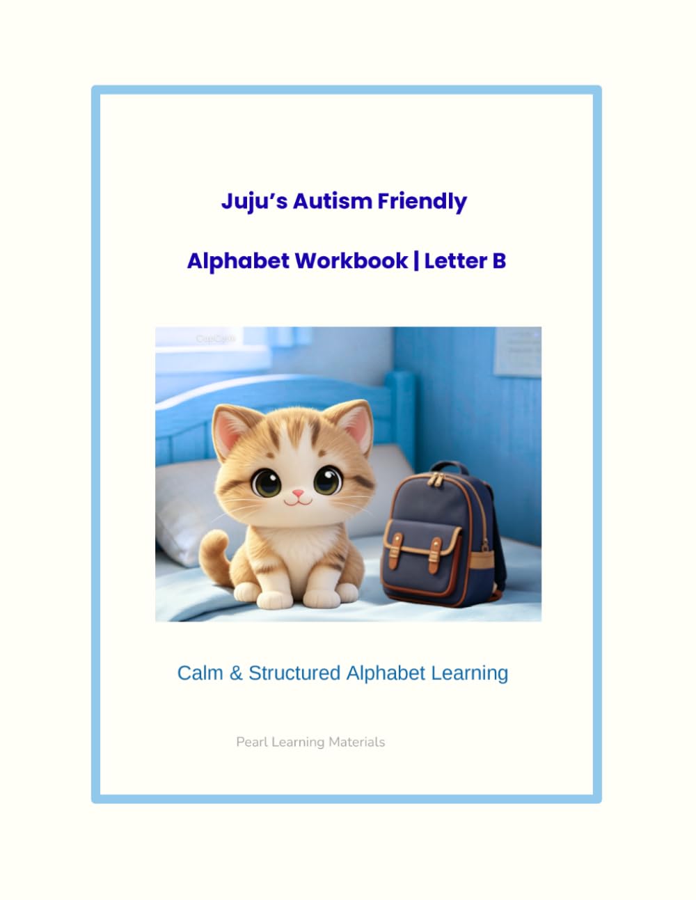 Letter B Alphabet Workbook for Kids with Autism and Learning Differences: A Fun Tracing, Recognition & Learning Workbook for Early Readers, Autism & Learning Differences (Juju’s Calm Alphabet Series)