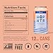HOP WTR Sparkling Hop Water, Peach 12 Pack, Sugar Free, Low Carb Non Alcoholic Drinks, NA Beer, Adaptogen Drink, No Calories, Adaptogens & Nootropics for Added Benefits, 12 oz Cans