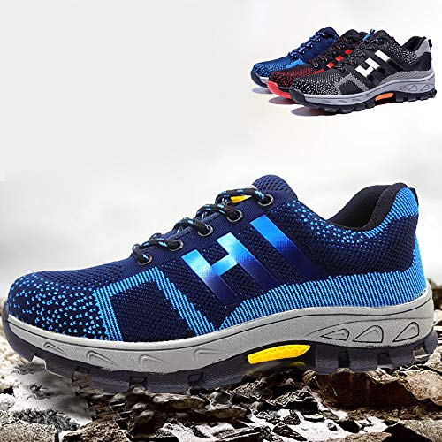 SDEQA Sicherheitssneaker Herren - Leichte Arbeitsschuhe Mit Stahlkappe