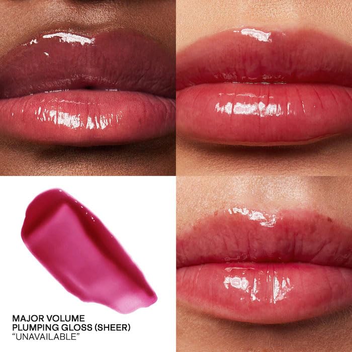 P4trick Ta. - Major Volume Plumping Lip Gloss, Hydrated Lips, High Shine, Non-Sticky Gloss Finish, Long-Lasting, Smooth Lips - Color: Unavailable (Sheer Burgundy)