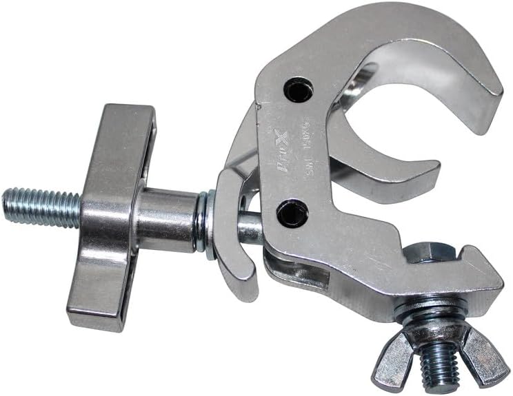 ProX T-C12 Aluminum Self-Locking M10 Clamp with Big Wing Knob for 2" Truss Tube Capacity 330 lbs.