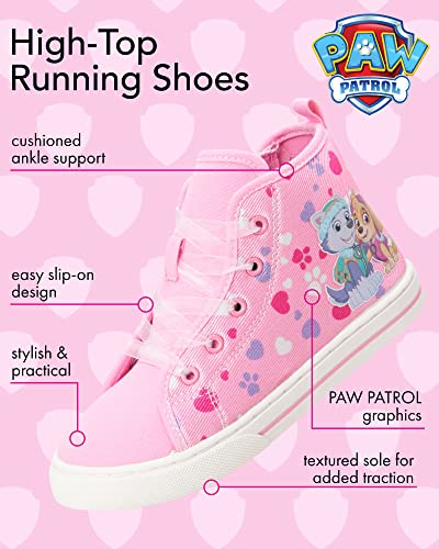 Nickelodeon Boy's Girls Paw Patrol Shoes Skye And Everest High-Top Sneakers (7T-12), 11 Little Kid #TOP1