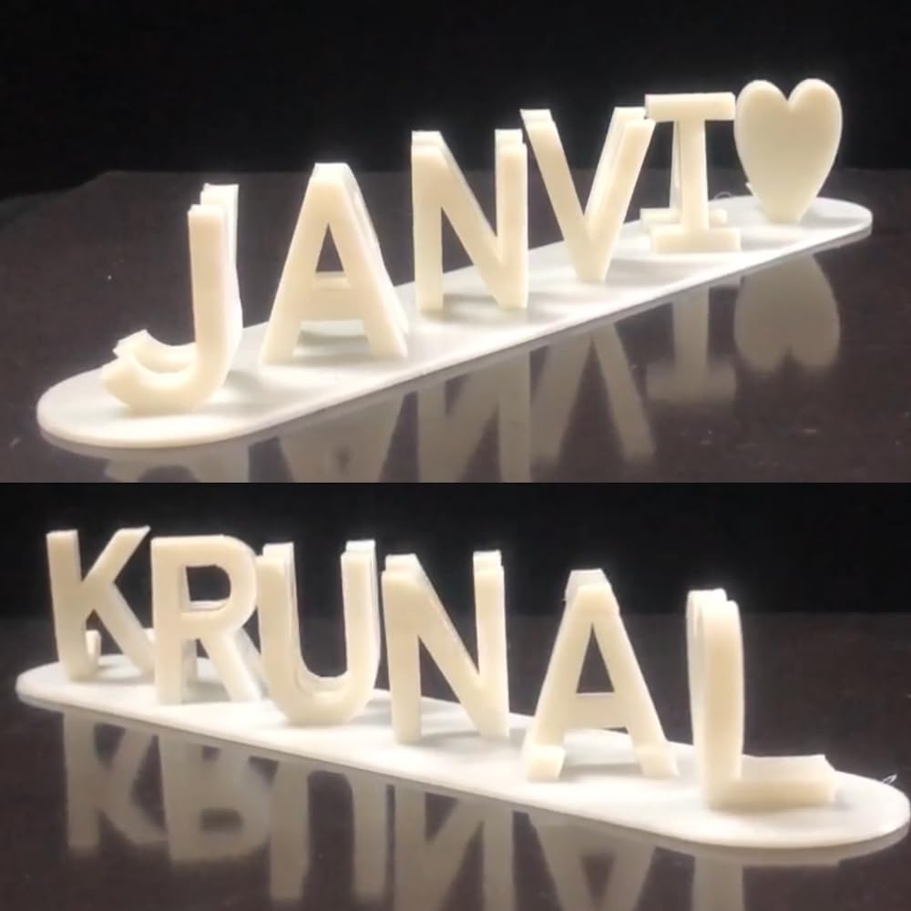 Couple Name | Personalized Dual Name Illusion | 3D Flip Name Plate | Gift for Husband Wife Boyfriend, Valentine, Anniversary, Birthday, Wedding (2.9CM(Small) Upto 9 Characters) (B0D4JSHXBH) Amazon Price History, Amazon Price Tracker