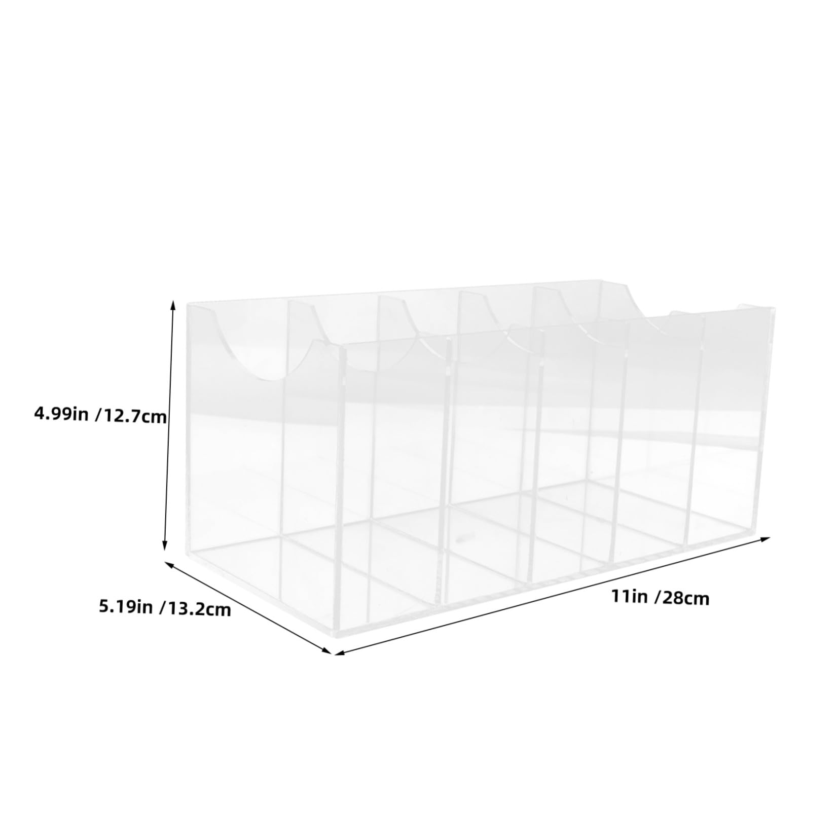 DOITOOL 2 Pezzi Organizer Cintura in Acrilico 5 Scomparti per Armadio