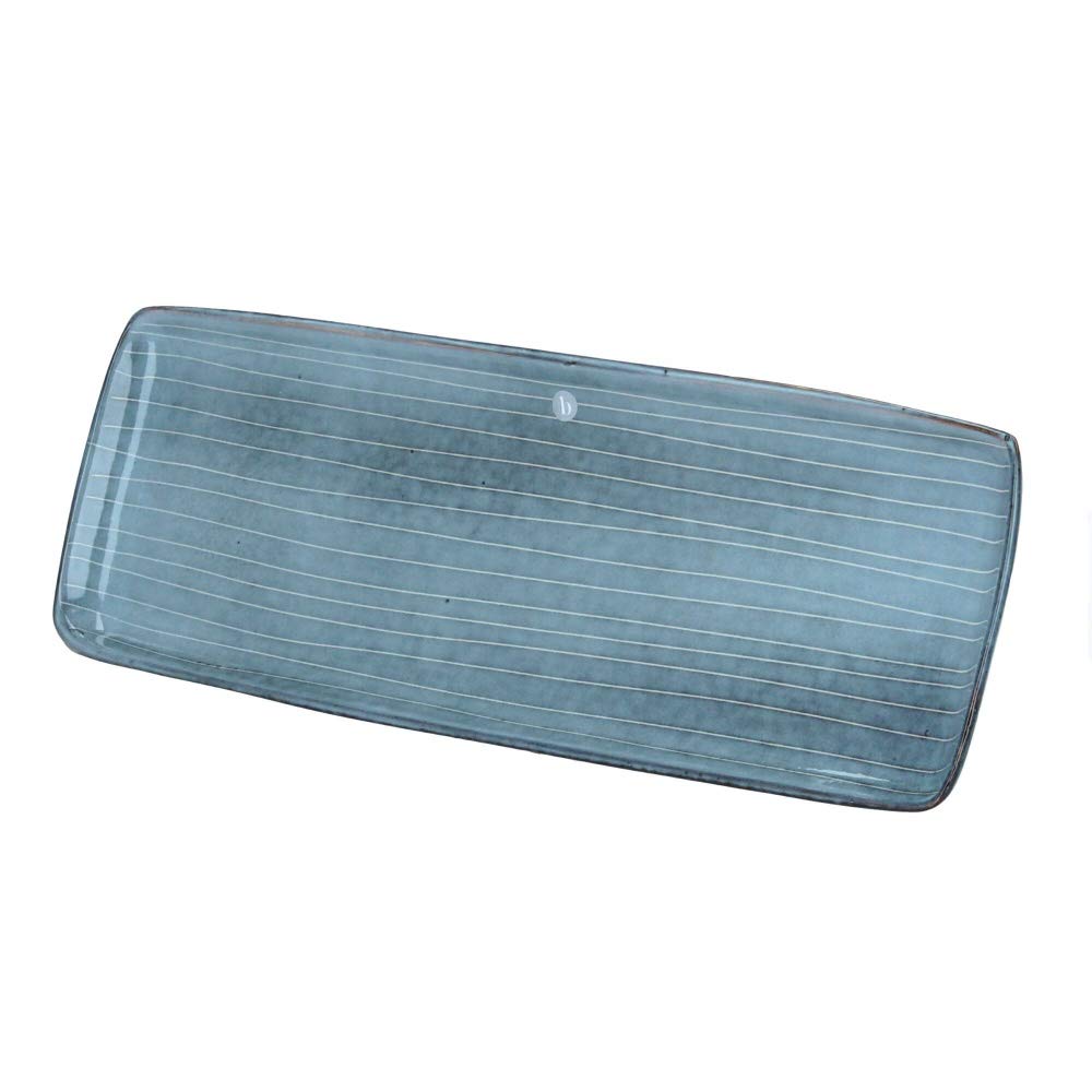 Broste Copenhagen Nordic SEA Platte eckig 12,5 x 35 cm