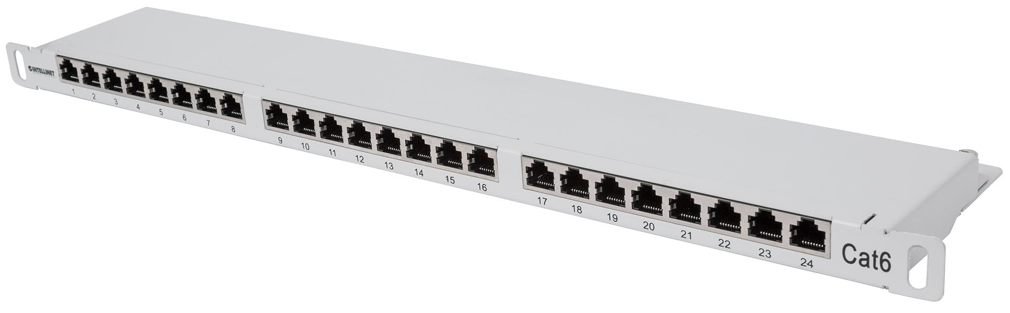 Intellinet Pannello Patch 24 posti Cat6 FTP Grigio