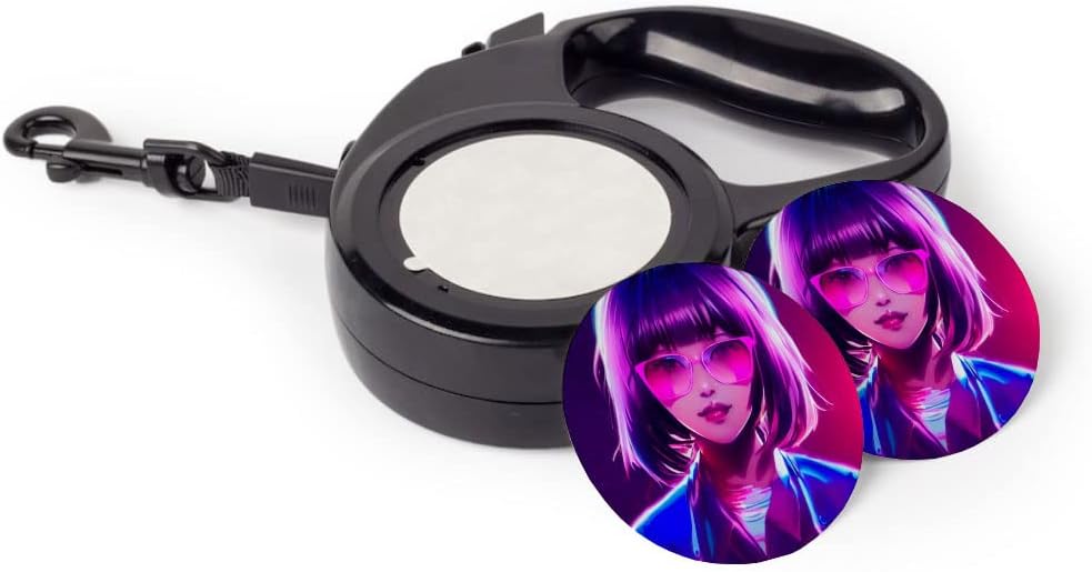 Cute Anime Retractable Pet Leash - Cool Leash - Graphic Dog Leash - 118 inches