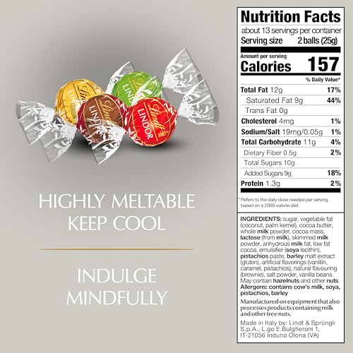 Lindt Lindor Sliver Premium Limited Edition Chocolate 337g - Image 2 thumbnail