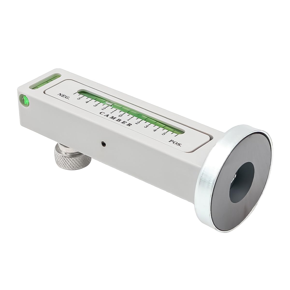 Sarini Strumento Calibro Magnetico Regolabile, Strumento Calibro per l'allineamento delle Ruote del puntone della Ruota Camber di Auto/Camion (Grigio)