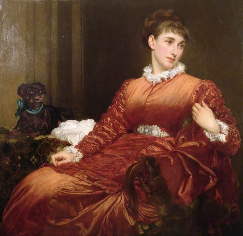 Toile d'Art Portrait Lord Frederick Leighton Impression Haute Définition