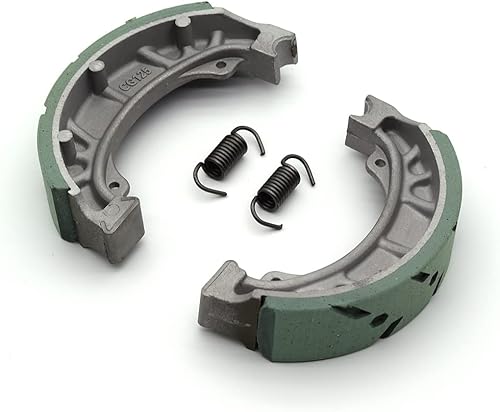 Miniatura 10 de CG125 Zapata de tambor de freno, 2 piezas, universal de 4.134 in, zapata para 6.5 Hp 196cc MB165 MB200 BT200X CT200U Motorsports Mini Bike CRF70