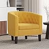Amazon.com: BELLEZE Yellow Accent Chairs for Living Room, Set of 2 ...
