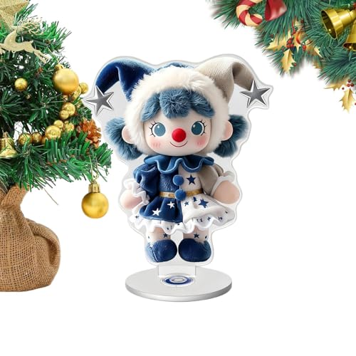 lisutupode クリスマス テーブル センターピース デコレーション | 2D アクリル デコレーション | かわいい オーナメント,ホリデー ウェディング パーティー ホーム 室内 リビング ベッドルーム 暖炉用