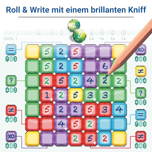 Ravensburger® 23491 - Brilliant - Spiel für Würfelfans ab 8 Jahren - Gesellschaftsspiel geeignet für 1-6 Personen - Würfelspiel