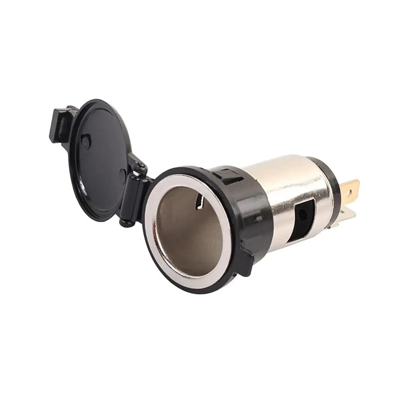 Presa accendisigari impermeabile da 12 V/24 V, di grado marino, con copertura per fusibile, per auto, barca, moto, ATV