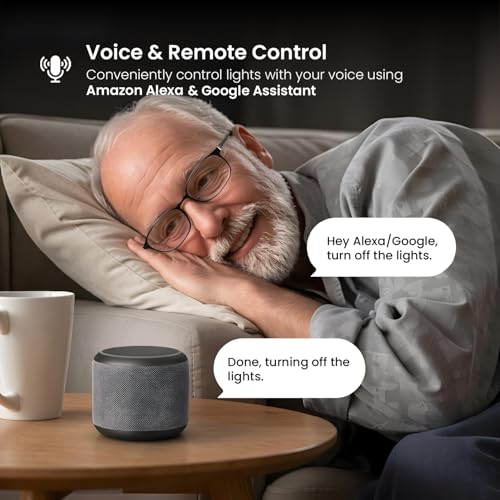 Image of wipro Garnet Smart Surface Panel 15w | Colour Tunable CCT | Dimmable | Smart Control with Voice Assistance Through Alexa, Siri or Google Assistant Smart Home App | Pk 1