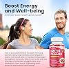 2 Pack Iron Gummies with Multivitamin, Iron Supplement for Women & Men with Zinc, Vitamin B Complex & C, B12, Folate - Blood Builder & Energy Support for Adults & Kids - Strawberry Flavor, Vegan 120ct