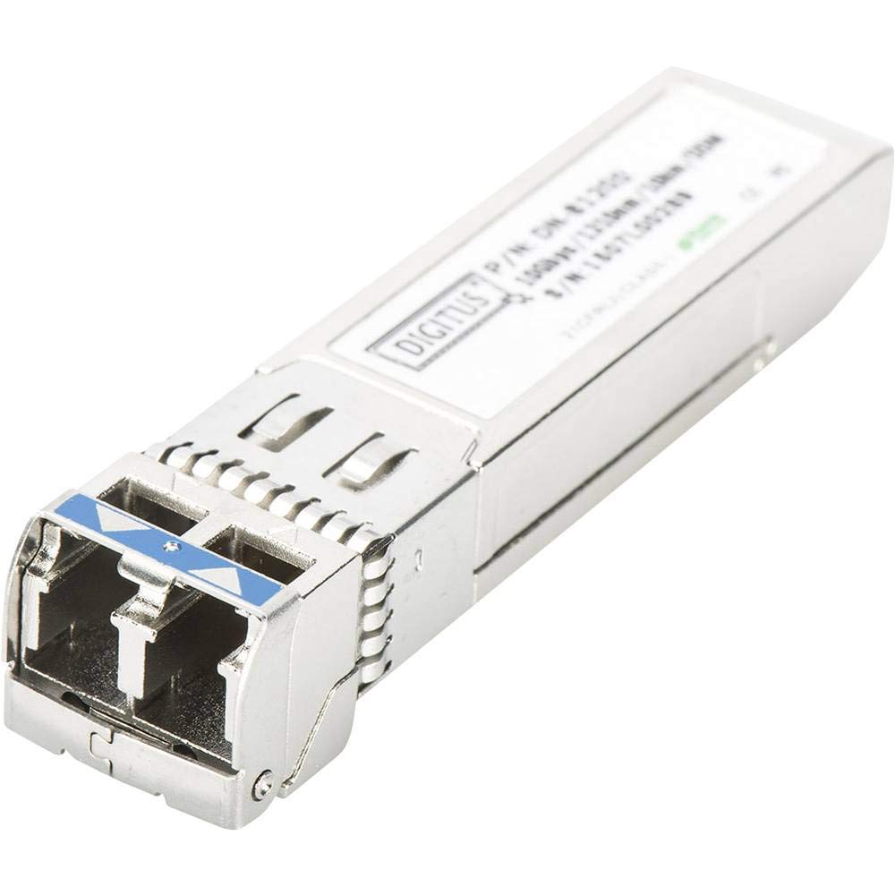 DIGITUS Uniwersalny moduł SFP+ - 10 Gbit/s - Mini GBIC - do światłowodu wielomodowego - LC Duplex - długość fali 850 nm - zasięg 300 m - Plug & Play