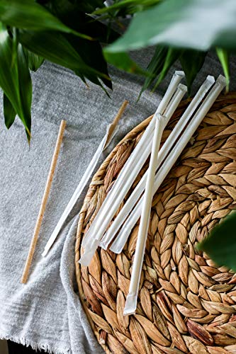 Pitillos biodegradables de fibra de agave 50 unidades miniatura 5