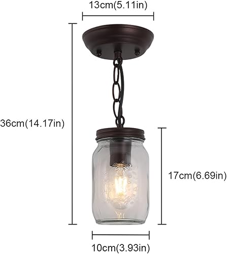 Miniatura 3 de Retro Industrial Style Led Chandelier Glass Modern Ceiling Lamp Pendant Lighting Indoor Fixture American Aisle Entrance Lamparas,Chandelier