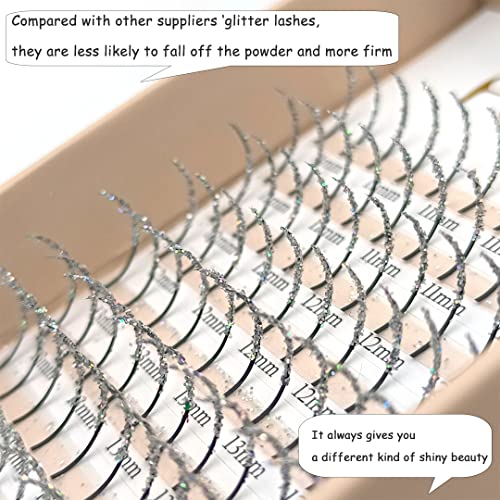 FQNing-Glitter-Lash-Extensions-Silver-Colored-Single-Lash-Spike-Eyelash-Extension-for-Daily-Party-Wedding-11mm-16mm-MixedSilver