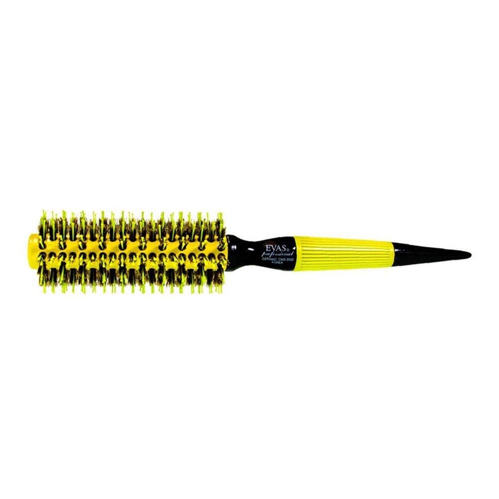 Escova de Cabelo Profissional CMS 3002 S, Escovas Evas, CMS3002S, Amarelo