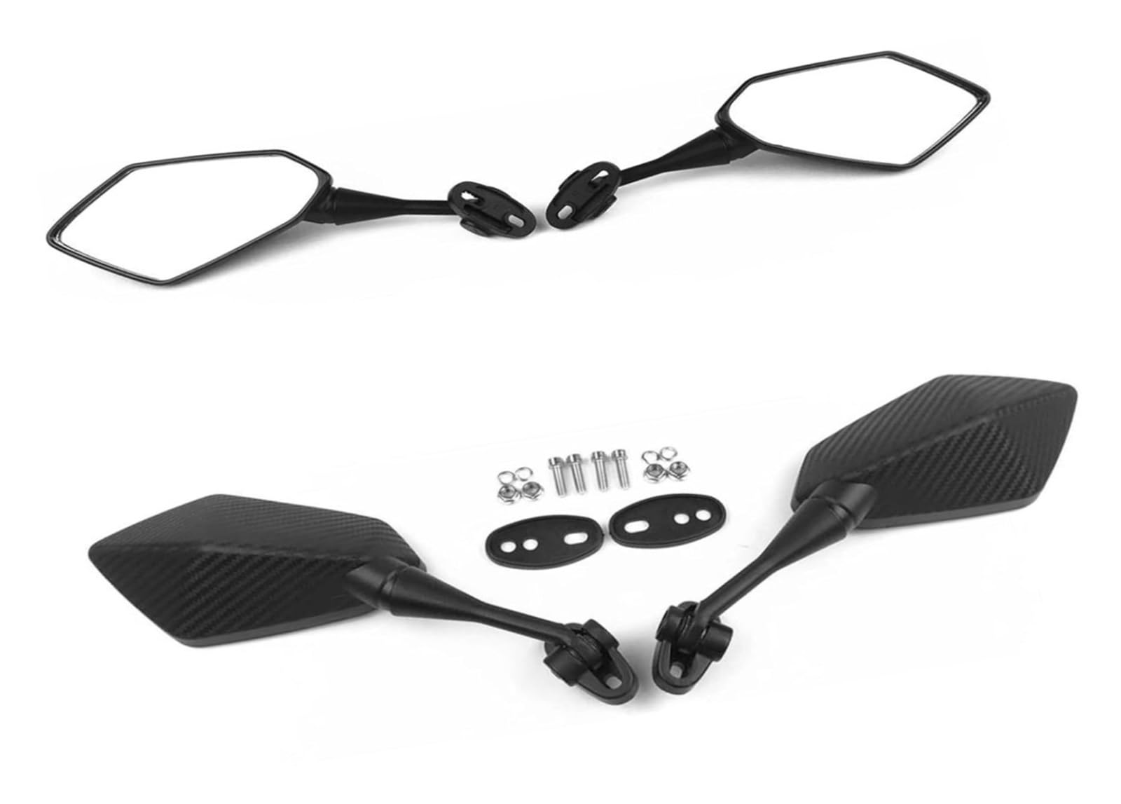Coppia specchietti retrovisori moto YZF R1 R6 R3
