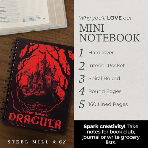 Carnet à spirale rigide Dracula pour protéger vos notes partout - 7