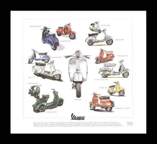 Vespa Classic Scooters Supersprint 90 Gs150 Vs4 Vs1 150 Sportique
