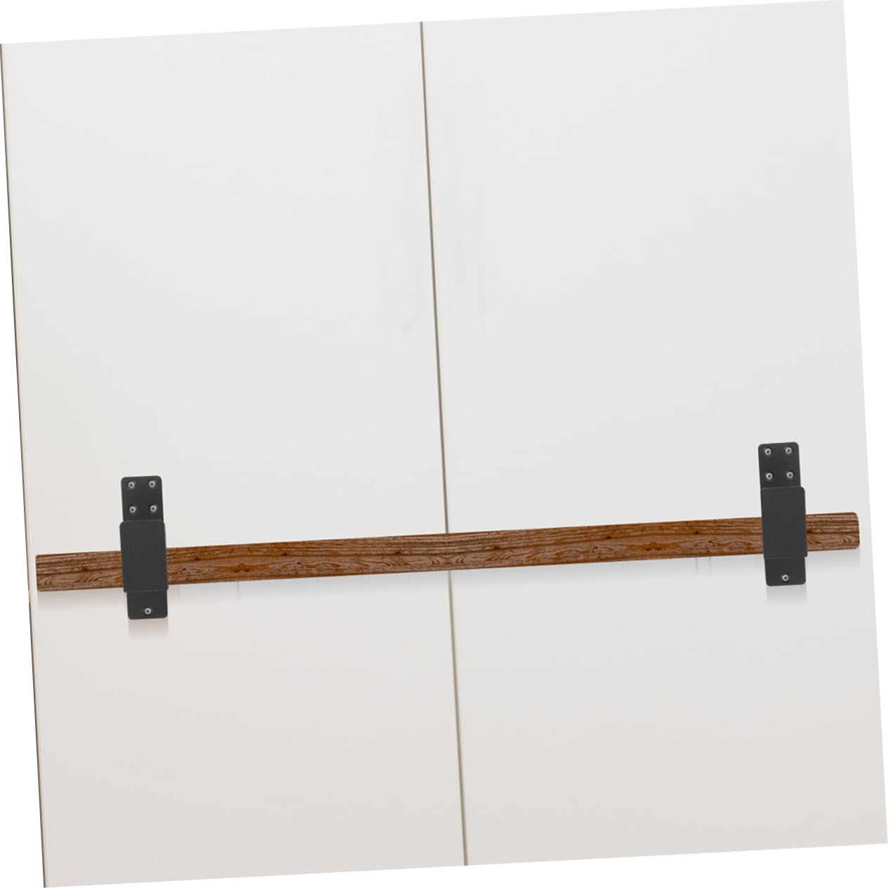 Tofficu Support de Sécurité de Porte en U, Barre de Sécurité pour Porte D’entrée, Acier Noir, Design Épais, Stable et Robuste pour Grange