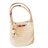 2. Geeignet für den Sommer, damit Sie sich immer cool fühlen. Modisches Design, Sommer-Strand-Stil, einfach zu kombinieren, Sie werden diese Strohtasche lieben. Einkaufs- und Strandtaschen, Partys, Reisen ist auch eine gute Idee.