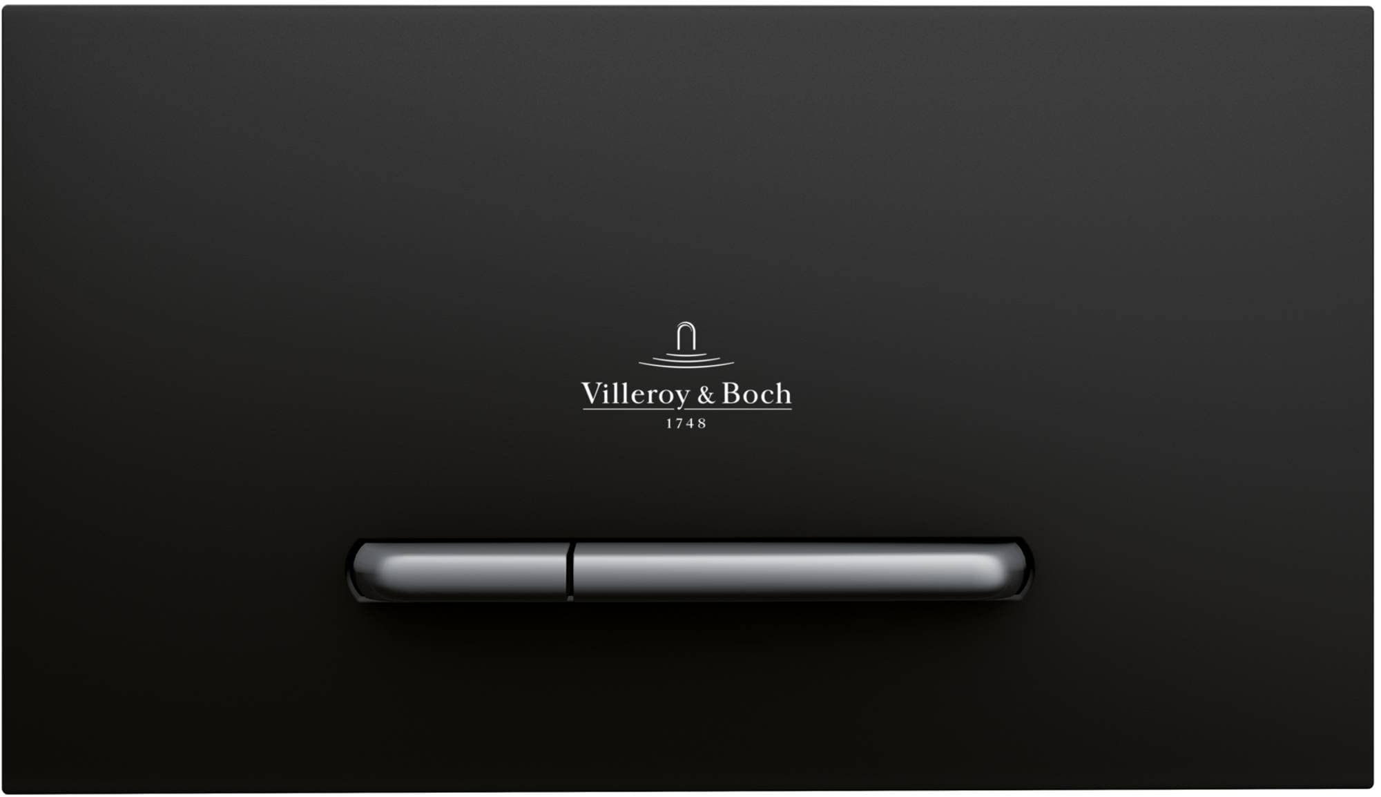 Villeroy & Boch ViConnect, WC-Betätigungsplatte 300S, 2-Mengen-Spülung, 922169D8, Farbe: Anthracite Matt
