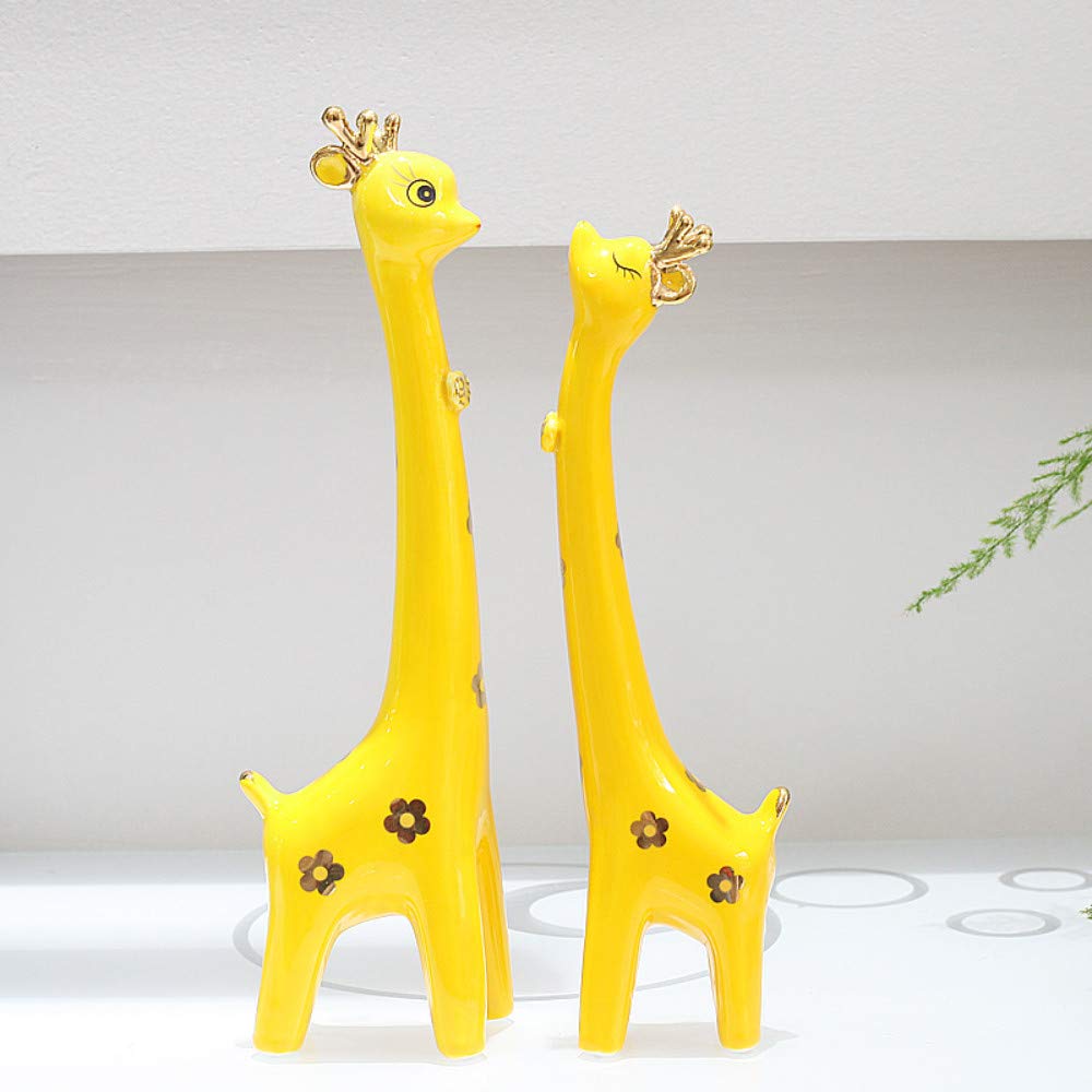 For la cucina domestica e sala da pranzo Patio all'aperto, prato e giardino Sculture Statue Figurine Ornamenti Regalo di nozze di moda Decorazioni for la casa creative Ornamenti artigianali in ceramic