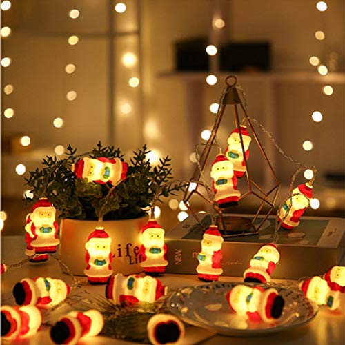 Preisvergleich Produktbild HONGFENG Geführte Laterne Weihnachtsbaumdekoration, Weihnachtsmann, Schneemann, Weihnachtsmann-Geschenk (3,D)