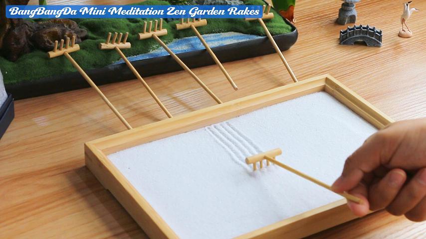 Amazon.com: Zen Garden Mini Bamboon Rake - 6PCS Tabletop Rock Sand
